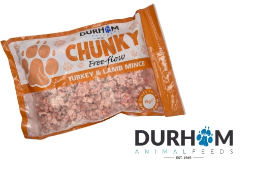 DAF Chunky Free Flow Turkey and Lamb Minces 1kg (80/10/10)