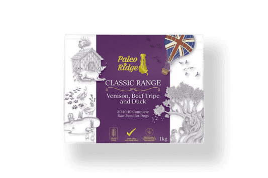 Paleo Ridge Classic Venison, Beef Tripe and Duck 1KG (80/10/10)