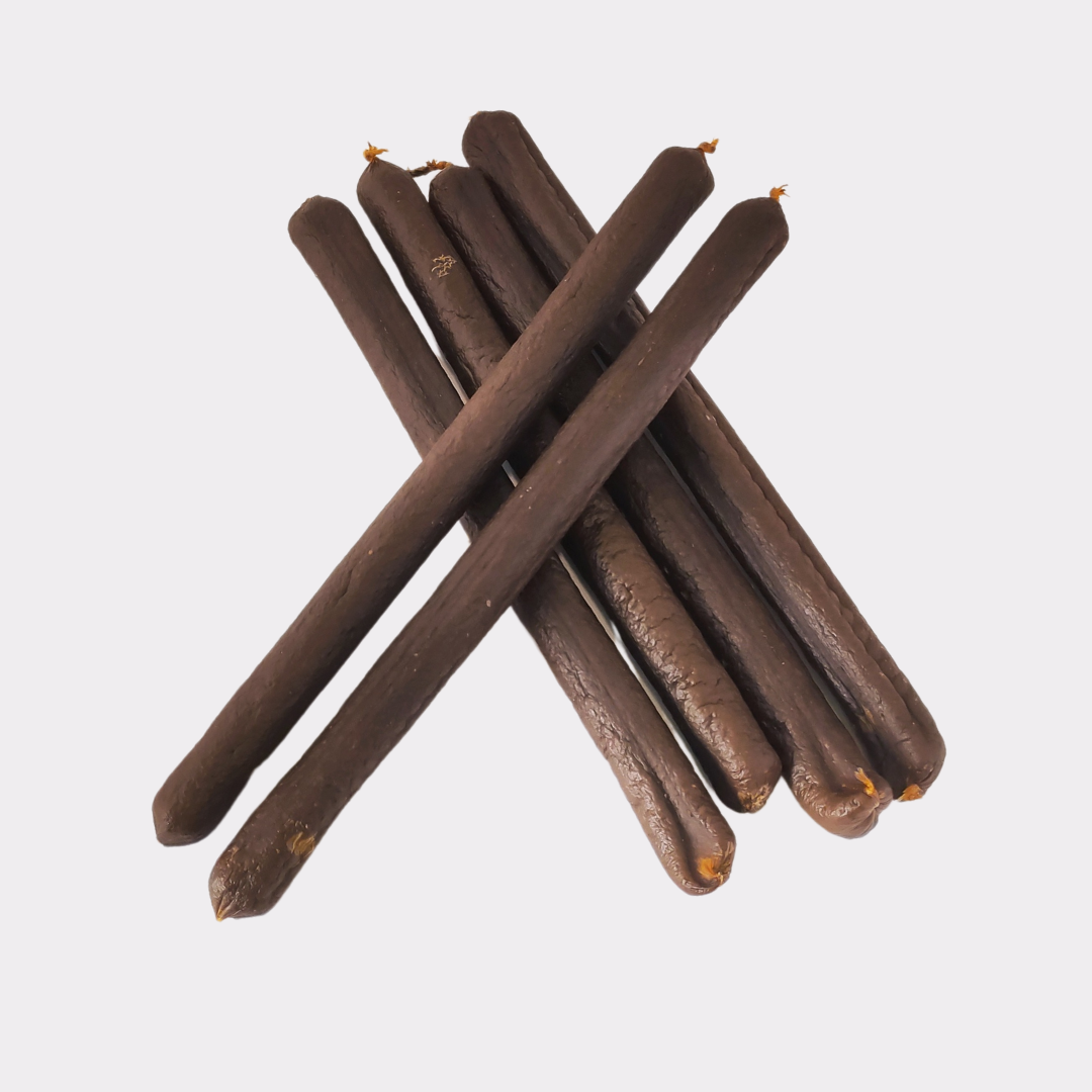 Gourmet Pure Single Protein Beef Sticks.