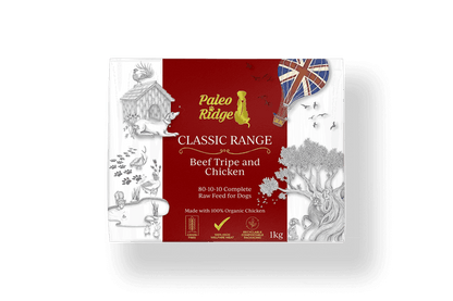 Paleo Ridge Classic Beef Tripe and Chicken 1 KG (80/10/10)