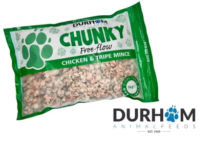 DAF Chunky Free Flow Chicken and Tripe Minces 1kg (80/10/10)